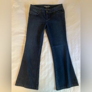 American Rag Cie 9S Jeans Boot Cut Wide Leg Dark Wash